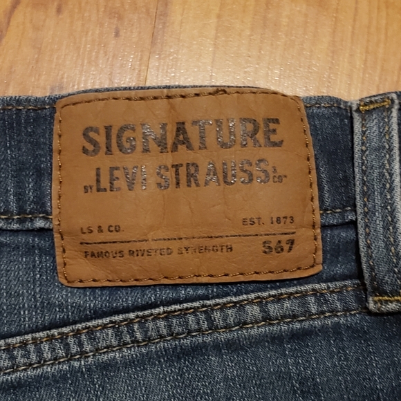 Levi's Signature S67 Athletic Style Jeans Men's Size 34 x 32 - Picture 5 of 7